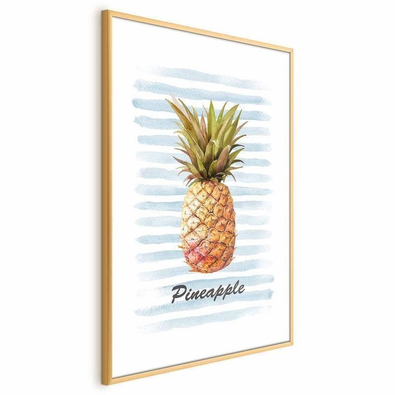 Poster - Pineapple and Stripes in Poster e stampe Collezione Casa - Trebisacce, commercioVirtuoso.it