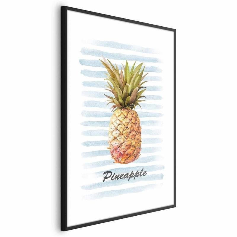 Poster - Pineapple and Stripes in Poster e stampe Collezione Casa - Trebisacce, commercioVirtuoso.it
