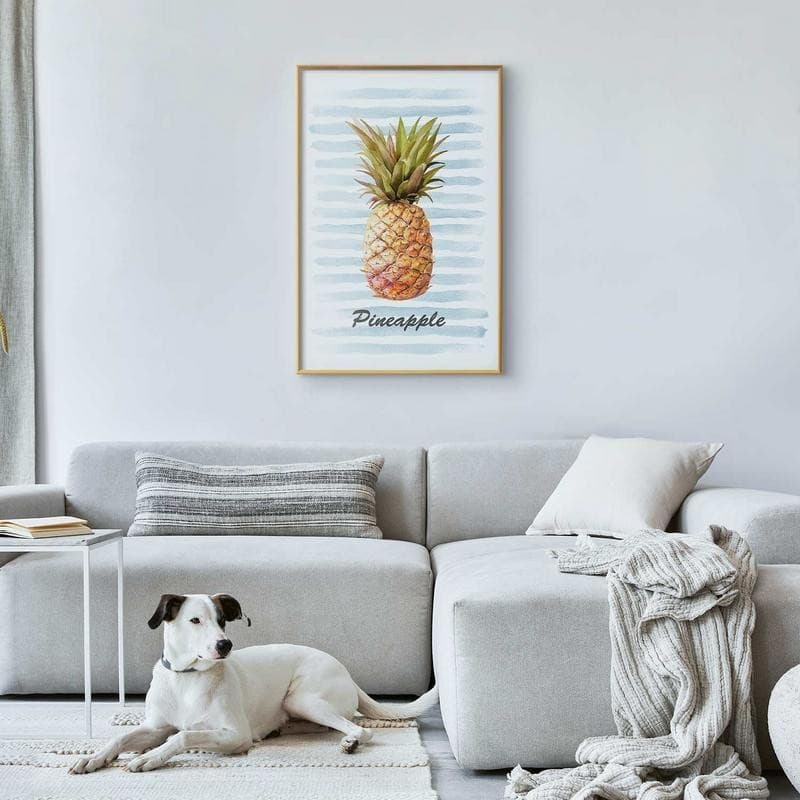 Poster - Pineapple and Stripes in Poster e stampe Collezione Casa - Trebisacce, commercioVirtuoso.it