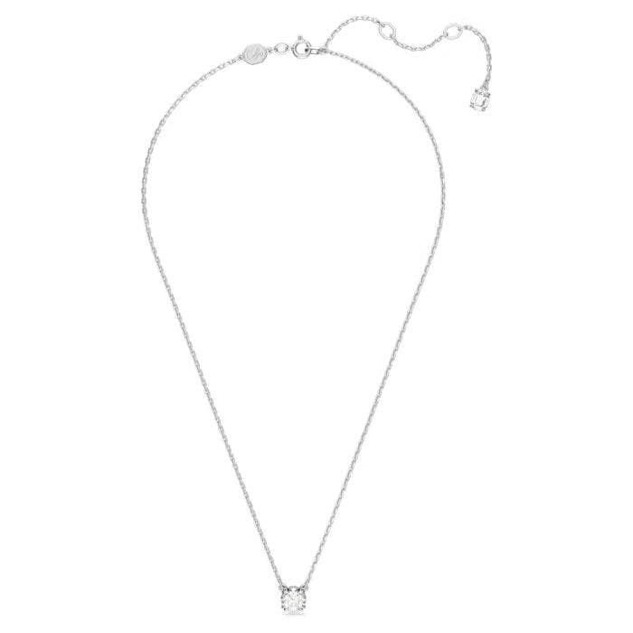 Swarovski  Collana con Pendente Stilla Taglio Round, Bianco, Placcato rodio in Collane Alba Gioielli - Casoria, commercioVirtuoso.it