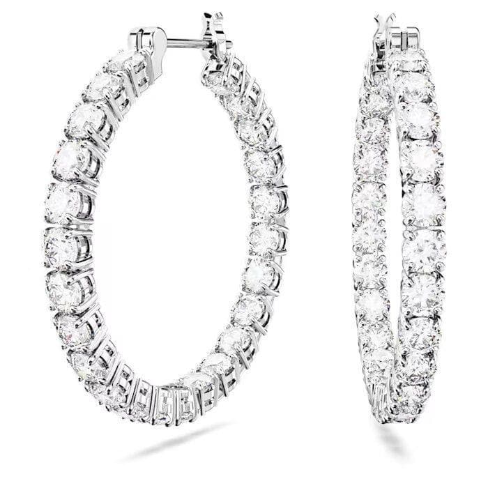 Swarovski Orecchini a cerchio Matrix
