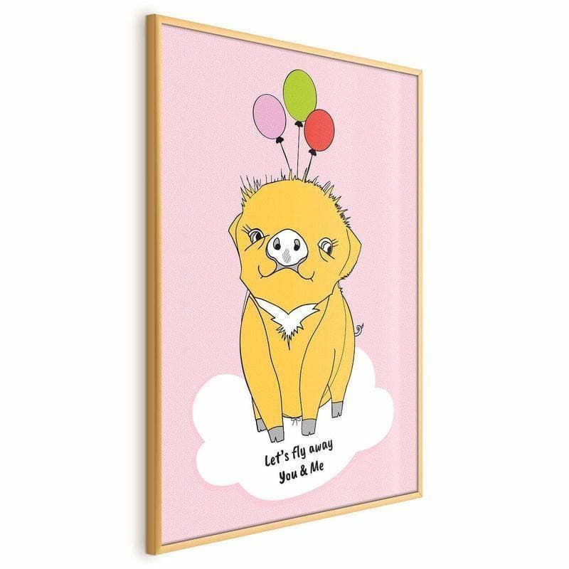 Poster - Sky Pig in Poster e stampe Collezione Casa - Trebisacce, commercioVirtuoso.it