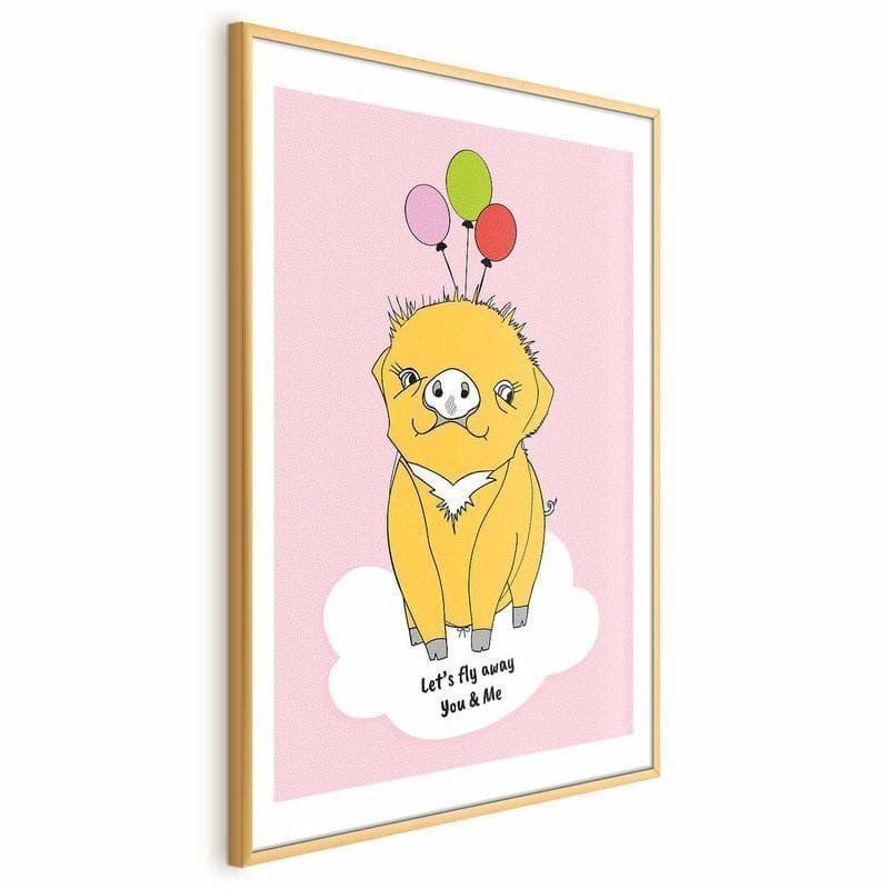 Poster - Sky Pig in Poster e stampe Collezione Casa - Trebisacce, commercioVirtuoso.it