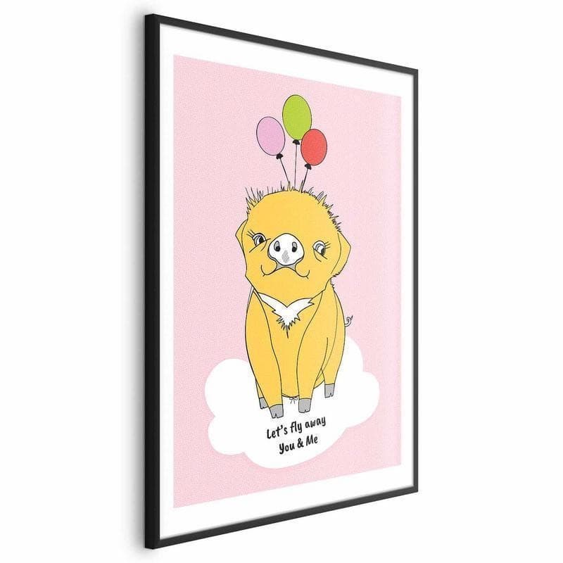 Poster - Sky Pig in Poster e stampe Collezione Casa - Trebisacce, commercioVirtuoso.it