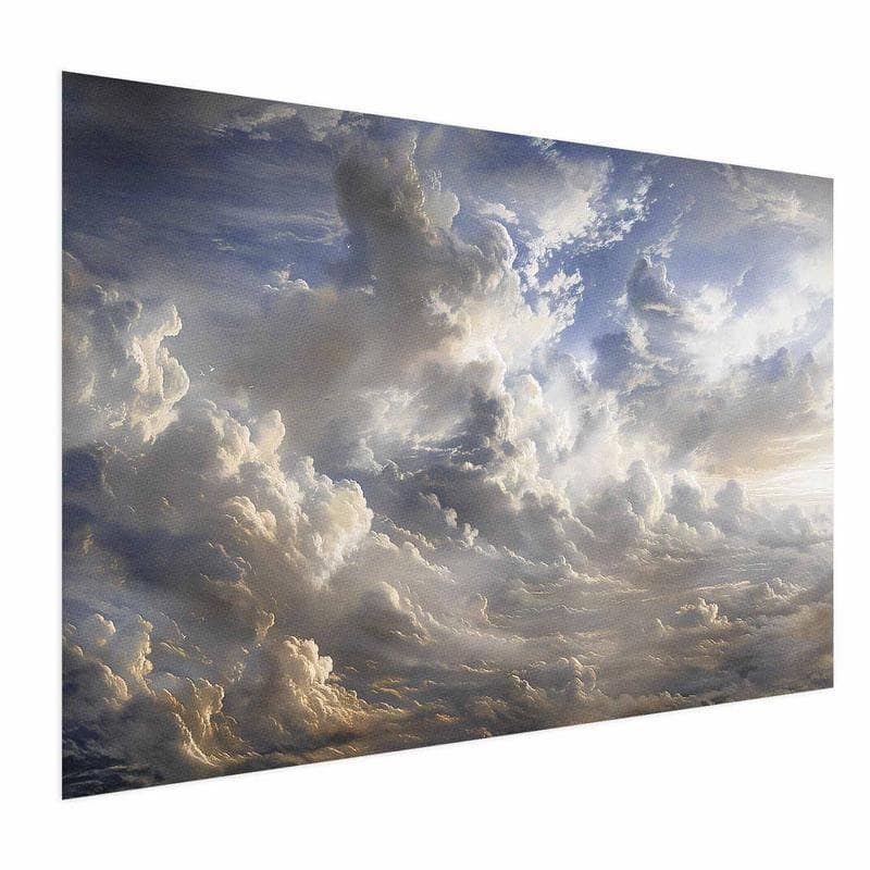 Poster - Golden Reflections on Clouds Announcing Dusk in Poster e stampe Collezione Casa - Trebisacce, commercioVirtuoso.it