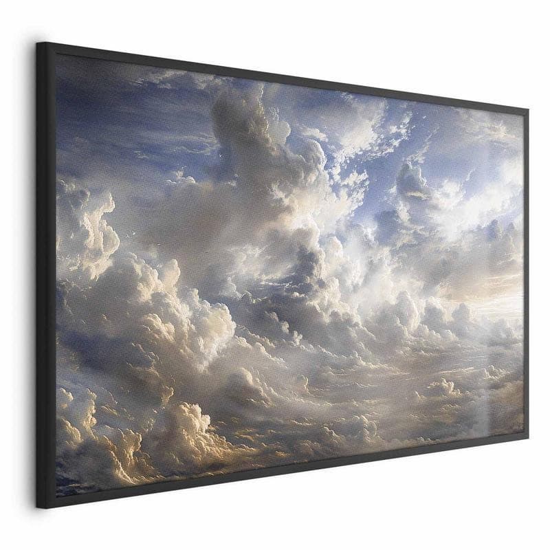 Poster - Golden Reflections on Clouds Announcing Dusk in Poster e stampe Collezione Casa - Trebisacce, commercioVirtuoso.it