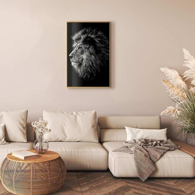 Poster - Blue-eyed Lion in Poster e stampe Collezione Casa - Trebisacce, commercioVirtuoso.it