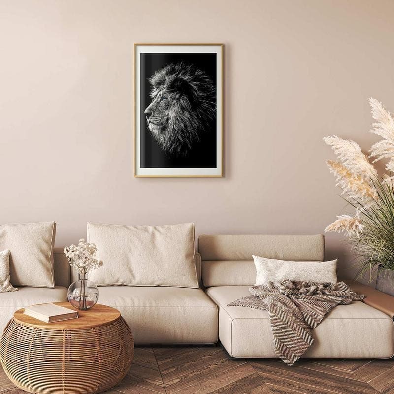 Poster - Blue-eyed Lion in Poster e stampe Collezione Casa - Trebisacce, commercioVirtuoso.it