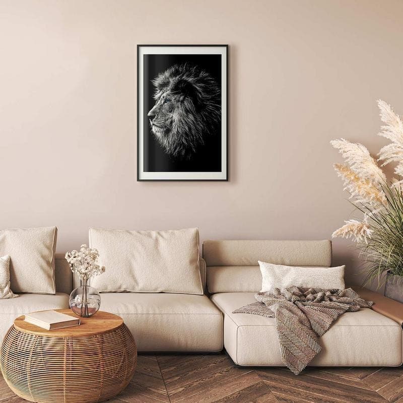 Poster - Blue-eyed Lion in Poster e stampe Collezione Casa - Trebisacce, commercioVirtuoso.it