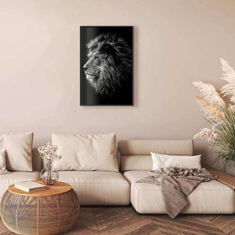 Poster - Blue-eyed Lion in Poster e stampe Collezione Casa - Trebisacce, commercioVirtuoso.it