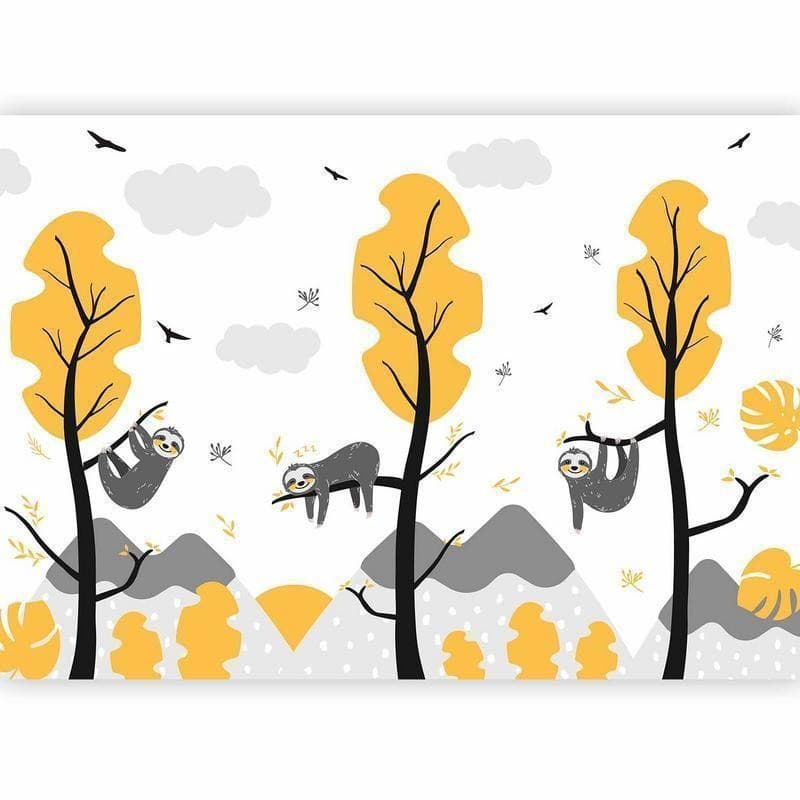 Fotomurale Cute Sloths in Carta da parati Collezione Casa - Trebisacce, commercioVirtuoso.it