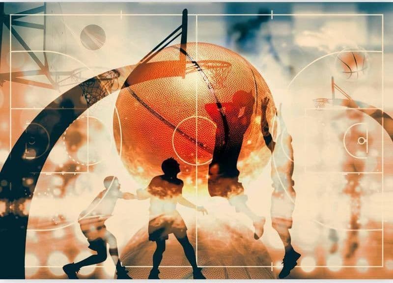 Fotomurale Amo il basket! in Carta da parati Collezione Casa - Trebisacce, commercioVirtuoso.it