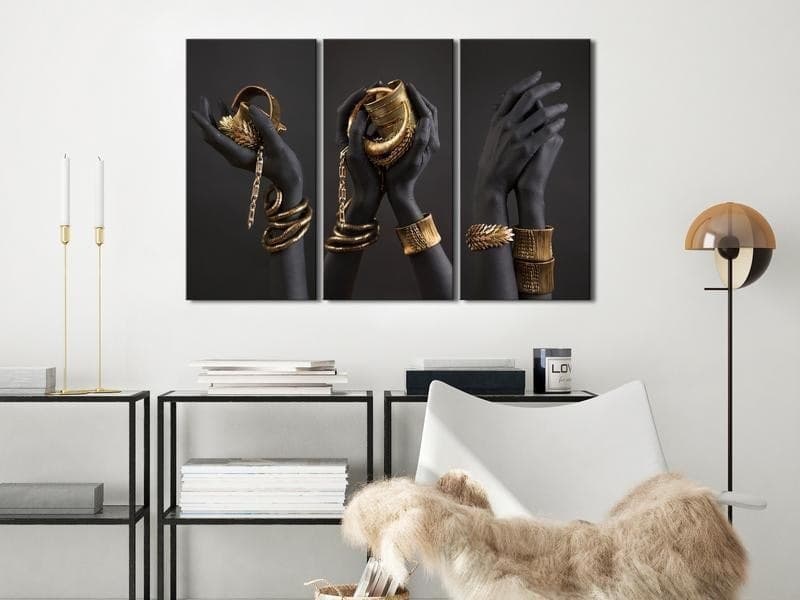 Quadro Midass Touch (3 Parts) in  Collezione Casa - Trebisacce, commercioVirtuoso.it