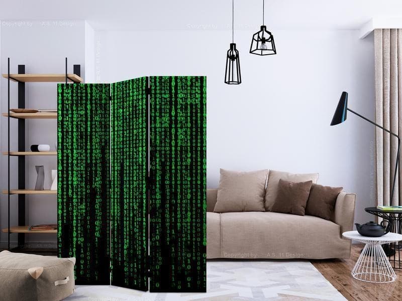 Paravento Digital Rain [Room Dividers] in Paraventi Collezione Casa - Trebisacce, commercioVirtuoso.it