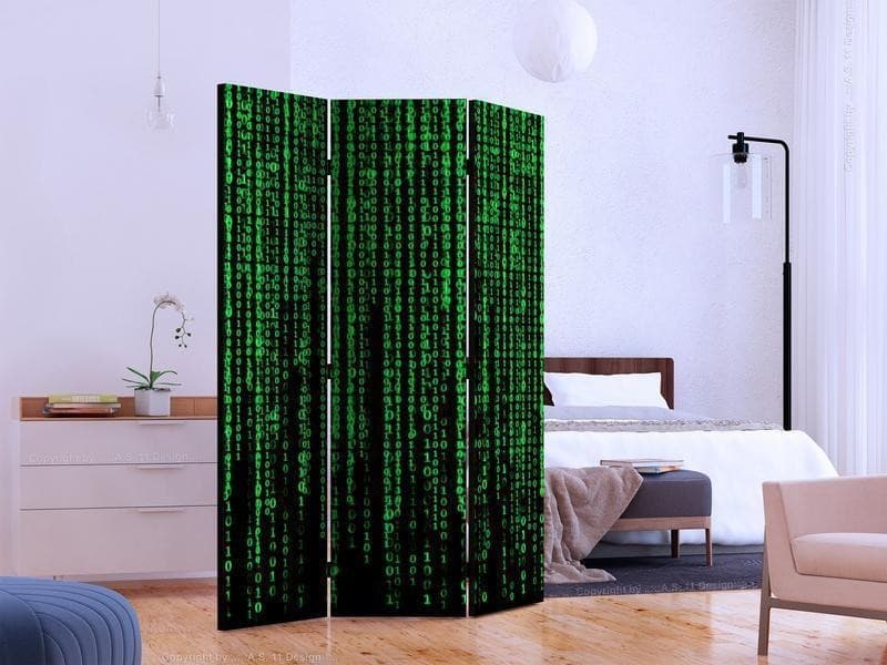 Paravento Digital Rain [Room Dividers] in Paraventi Collezione Casa - Trebisacce, commercioVirtuoso.it