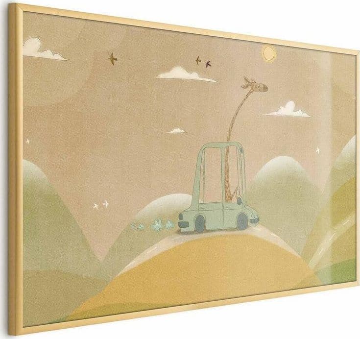 Poster - Traveling Giraffe in Poster e stampe Collezione Casa - Trebisacce, commercioVirtuoso.it