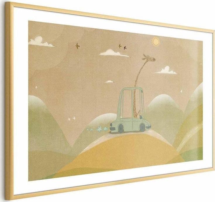 Poster - Traveling Giraffe in Poster e stampe Collezione Casa - Trebisacce, commercioVirtuoso.it