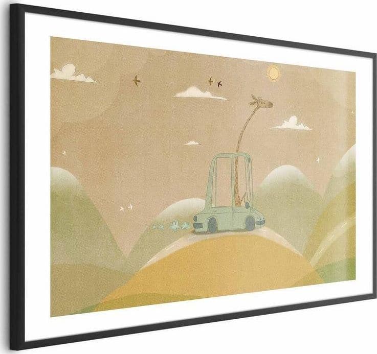 Poster - Traveling Giraffe in Poster e stampe Collezione Casa - Trebisacce, commercioVirtuoso.it