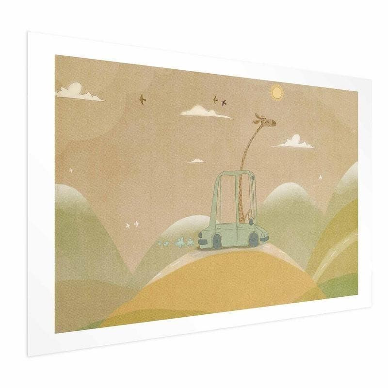 Poster - Traveling Giraffe in Poster e stampe Collezione Casa - Trebisacce, commercioVirtuoso.it