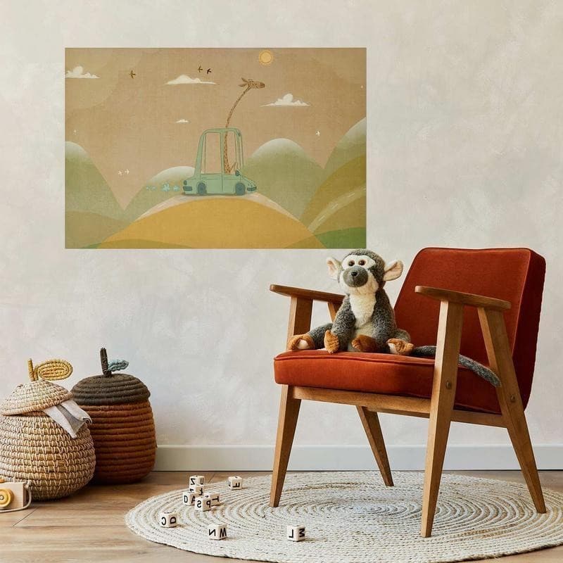 Poster - Traveling Giraffe in Poster e stampe Collezione Casa - Trebisacce, commercioVirtuoso.it