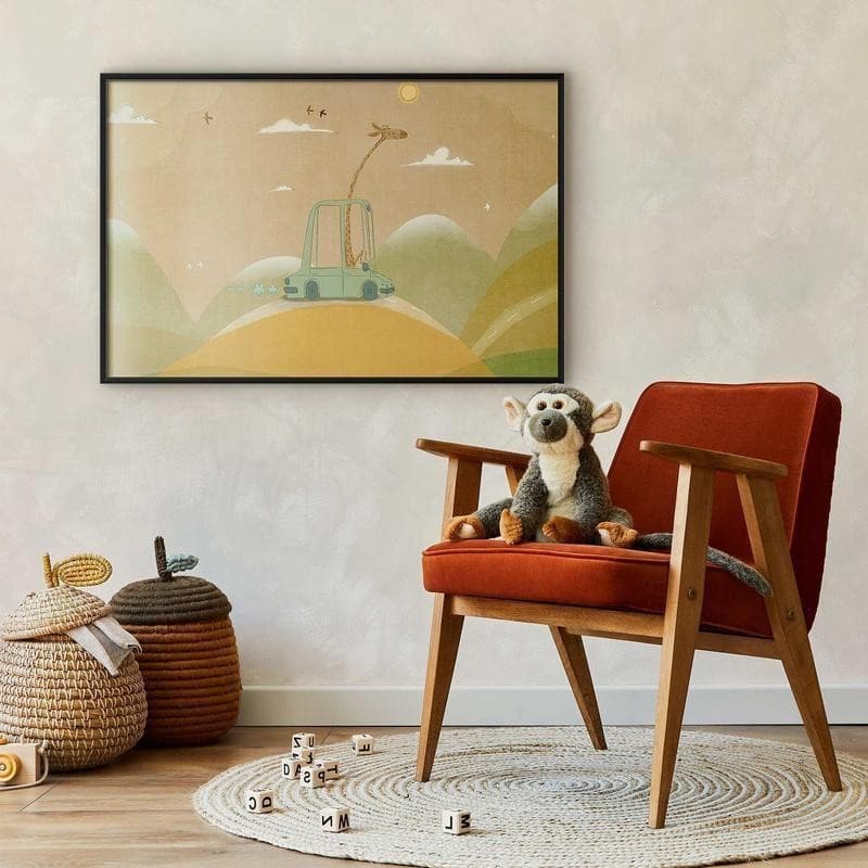 Poster - Traveling Giraffe in Poster e stampe Collezione Casa - Trebisacce, commercioVirtuoso.it