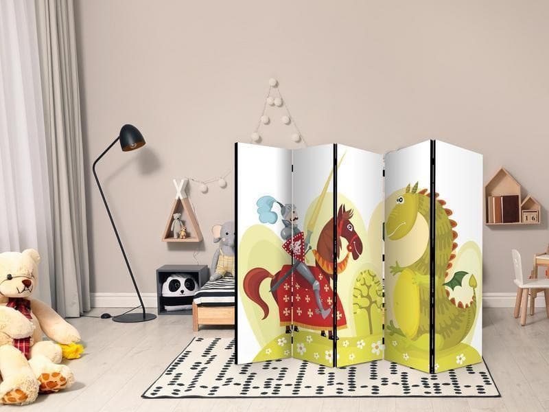 Paravento Dragon and knight II [Room Dividers] in Paraventi Collezione Casa - Trebisacce, commercioVirtuoso.it