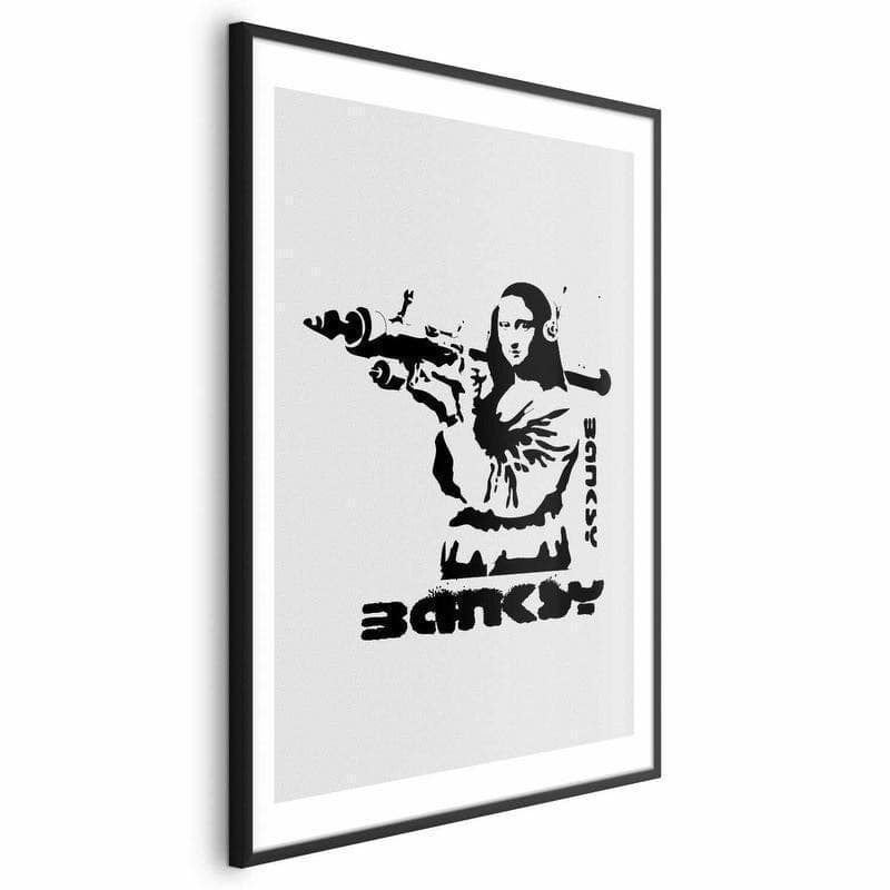 Poster - Mona Lisa with a Bazooka in Poster e stampe Collezione Casa - Trebisacce, commercioVirtuoso.it