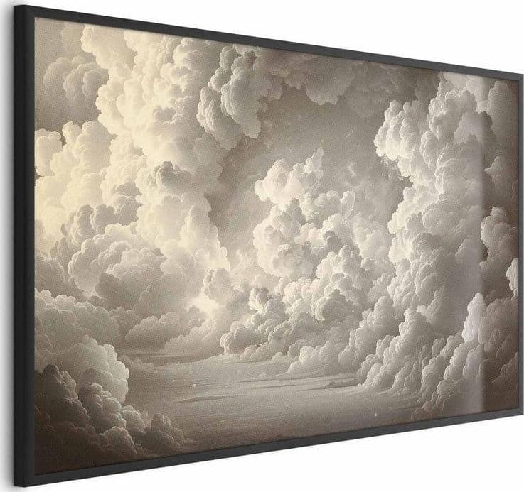 Poster - Whisper of Illuminated Clouds: Soft Light Play in the Sky Theater in Poster e stampe Collezione Casa - Trebisacce, commercioVirtuoso.it