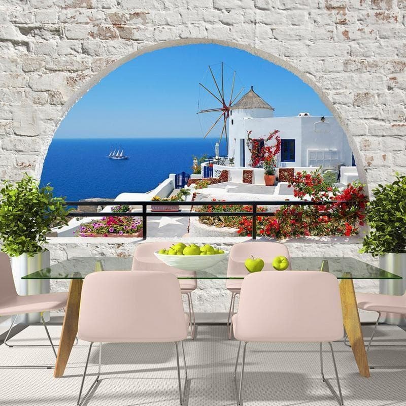 Carta da parati Viaggio a Santorini in Carta da parati Collezione Casa - Trebisacce, commercioVirtuoso.it
