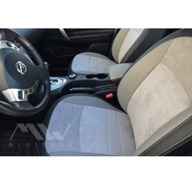 Coprisedili su misura per Nissan Qashqai J10 (+2) (2008-2014), Leather Style in Set per interni Autooggetti.it - Roma, commercioVirtuoso.it