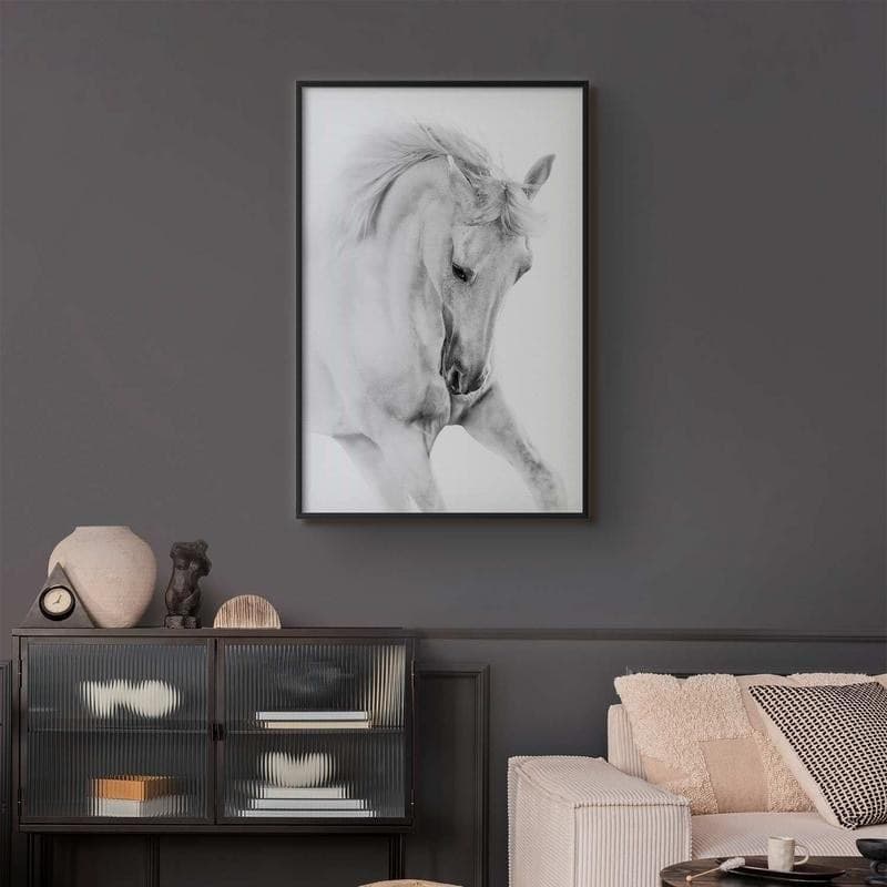 Poster - White Horse in Poster e stampe Collezione Casa - Trebisacce, commercioVirtuoso.it