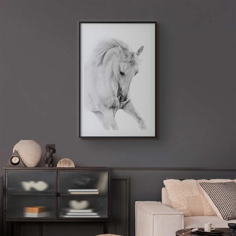 Poster - White Horse in Poster e stampe Collezione Casa - Trebisacce, commercioVirtuoso.it