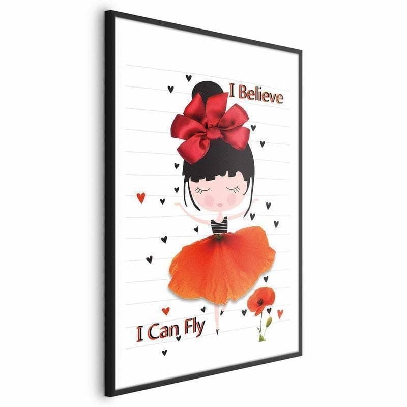 Poster - I Believe I Can Fly in Poster e stampe Collezione Casa - Trebisacce, commercioVirtuoso.it