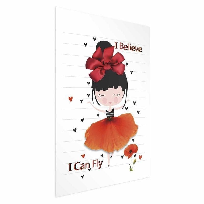 Poster - I Believe I Can Fly in Poster e stampe Collezione Casa - Trebisacce, commercioVirtuoso.it