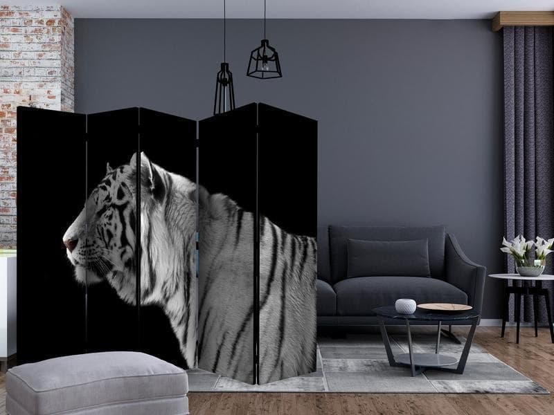 Paravento White tiger II [Room Dividers] in Paraventi Collezione Casa - Trebisacce, commercioVirtuoso.it