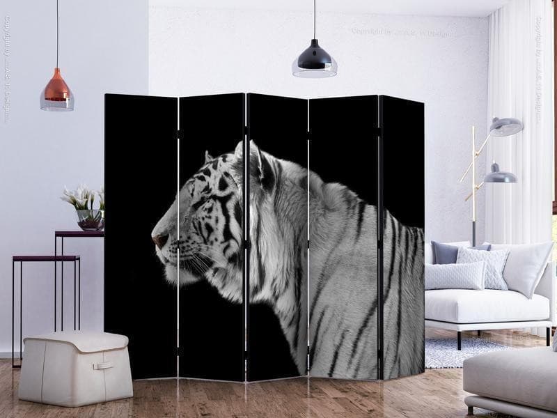 Paravento White tiger II [Room Dividers] in Paraventi Collezione Casa - Trebisacce, commercioVirtuoso.it