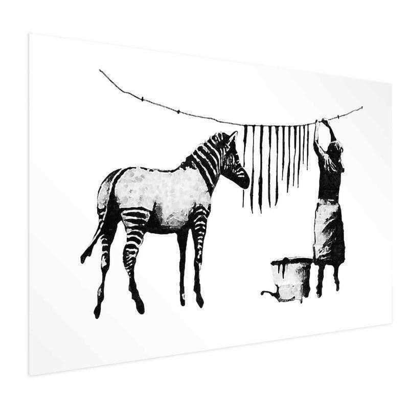 Poster - Banksy: Zebra Washing in Poster e stampe Collezione Casa - Trebisacce, commercioVirtuoso.it