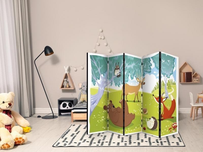 Paravento Funny animals II [Room Dividers] in Paraventi Collezione Casa - Trebisacce, commercioVirtuoso.it