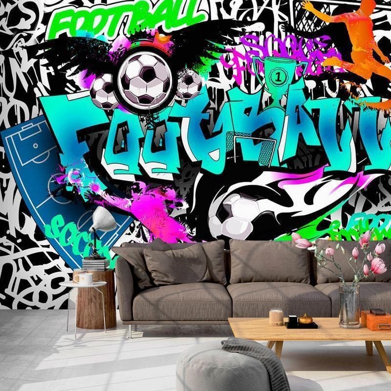 Fotomurale Sports Graffiti in Carta da parati Collezione Casa - Trebisacce, commercioVirtuoso.it