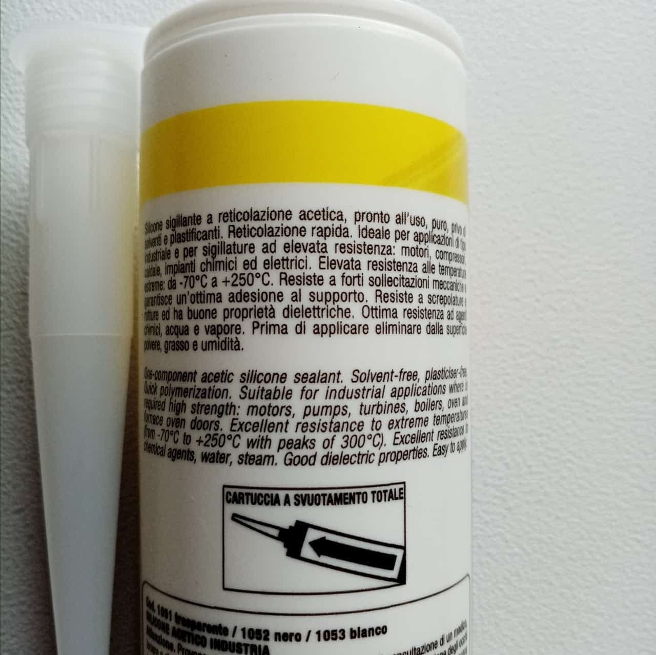 Arexons 310ml silicone acetico industria SIL400 alta temperatura trasparente in Silicone Aloiserw.com - Altomonte, commercioVirtuoso.it