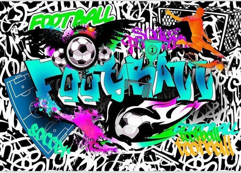 Fotomurale Sports Graffiti in Carta da parati Collezione Casa - Trebisacce, commercioVirtuoso.it