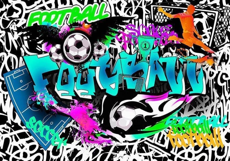 Fotomurale Sports Graffiti in Carta da parati Collezione Casa - Trebisacce, commercioVirtuoso.it