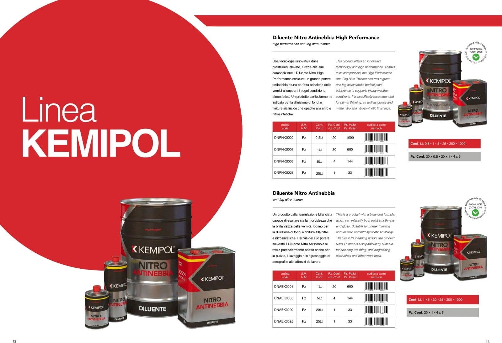 Kemipol 5lt diluente nitro antinebbia per diluizione vernici - pulizia - sgrassatura in Diluenti e solventi Aloiserw.com - Altomonte, commercioVirtuoso.it