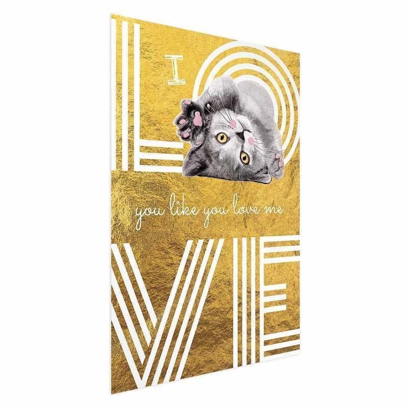 Poster - I Love You Like You Love Me in Poster e stampe Collezione Casa - Trebisacce, commercioVirtuoso.it