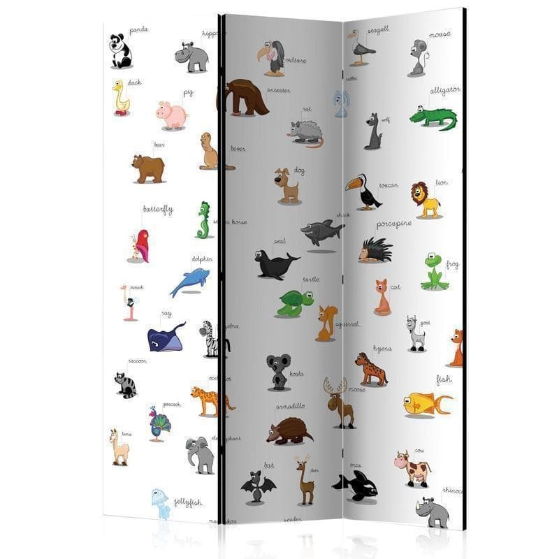Paravento animals (for children) [divisori da interno] in Tende a pannello Collezione Casa - Trebisacce, commercioVirtuoso.it