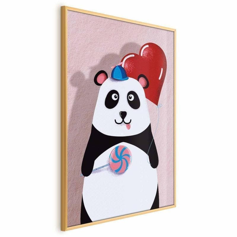 Poster - Panda with a Balloon in Poster e stampe Collezione Casa - Trebisacce, commercioVirtuoso.it