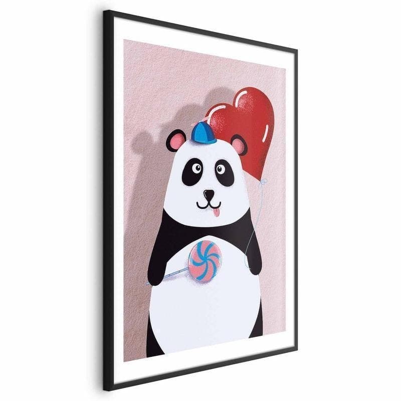 Poster - Panda with a Balloon in Poster e stampe Collezione Casa - Trebisacce, commercioVirtuoso.it