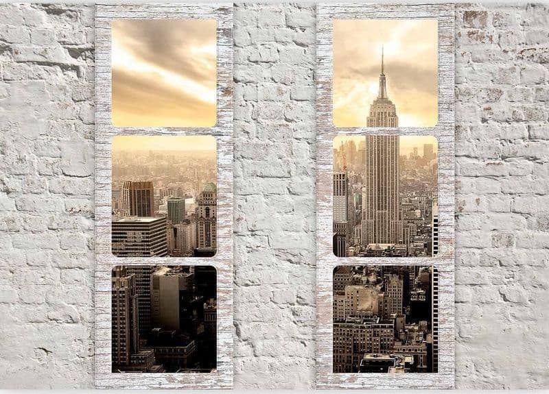 Fotomurale New York: view from the window in Carta da parati Collezione Casa - Trebisacce, commercioVirtuoso.it