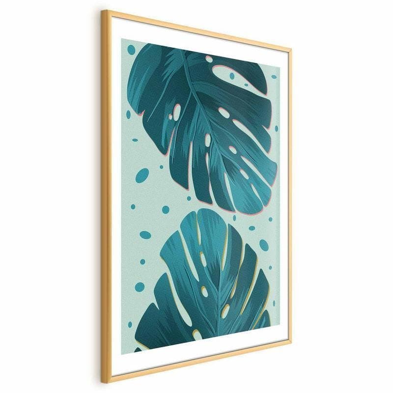 Poster - Dewy Leaves in Poster e stampe Collezione Casa - Trebisacce, commercioVirtuoso.it