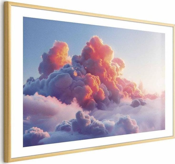 Poster - Dusk Spectacle: Clouds in Shades of Pink and Purple in Poster e stampe Collezione Casa - Trebisacce, commercioVirtuoso.it